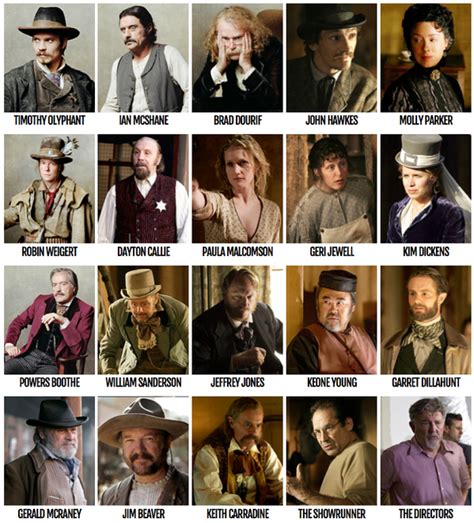 deadwood season one cast.